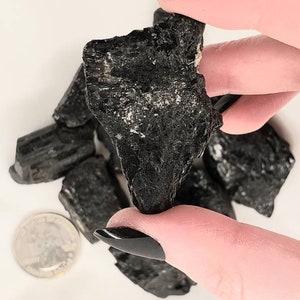 Raw Black Tourmaline Chunk