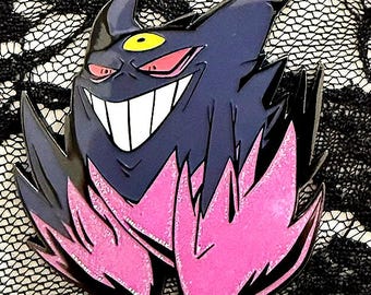 MEGA GENGAR  [Glitter Enamel Pin]
