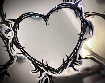 HEARTSIGIL [MIRROR DECAL] [5.8" x 2.4"]