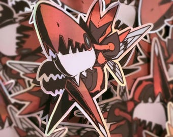 MEGA SCIZOR [Holo Decal] [4.1" x 3.5"]
