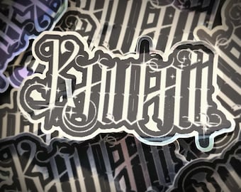 KAWAII [MIRROR DECAL] [5.8" x 3"]