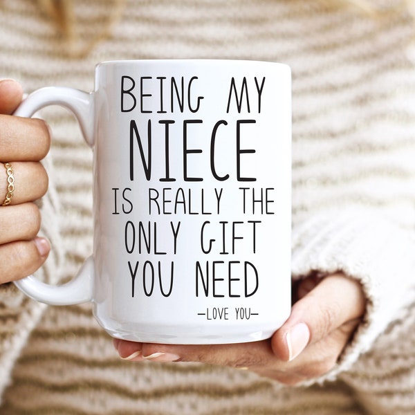 Niece gift, favorite niece, niece coffee mug, best niece ever, gift from aunt, best niece mug, niece birthday gift, niece christmas gift