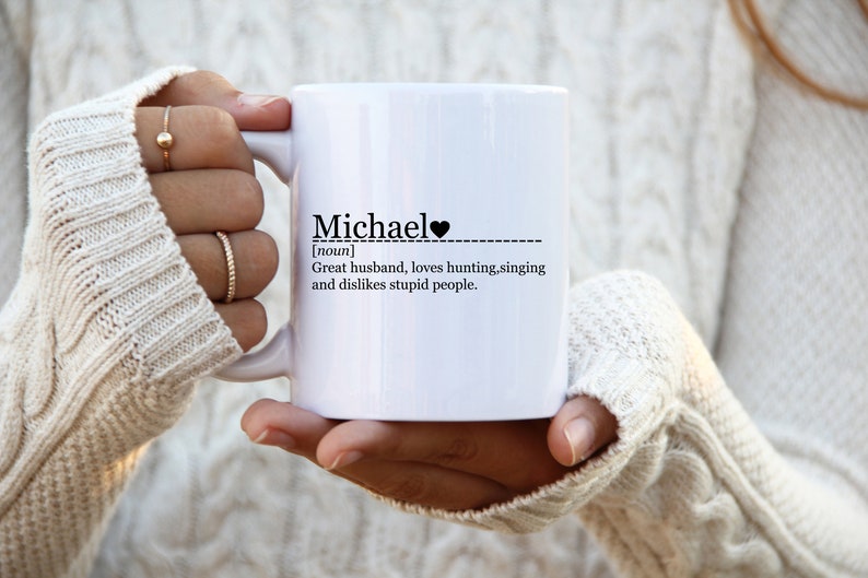 Personalized Name Definition Mug, Personalize Name Coffee Mug With Custom Definition, Custom Name Mug, Name Meaning Mug, Name Definition Cup image 2