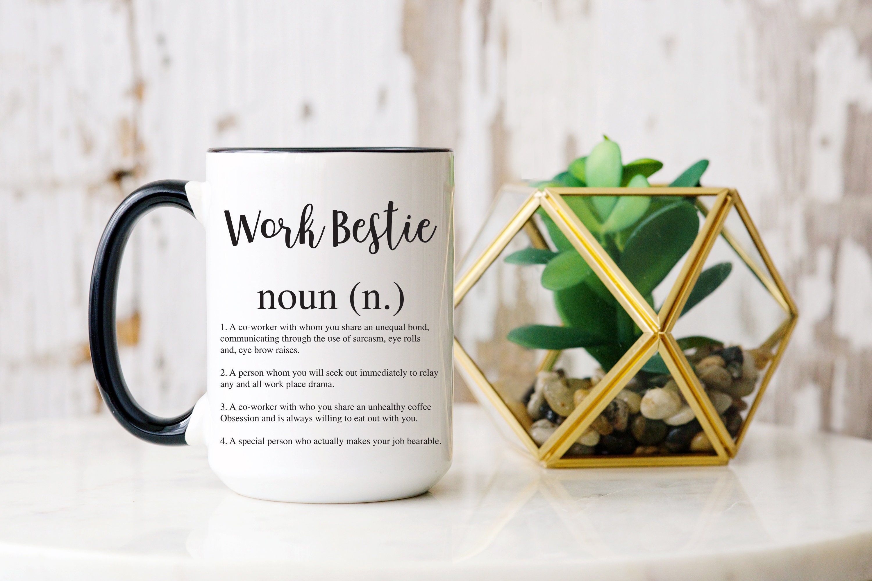 Work Made Us Coworkers - Personalized Mug - Gift For Work Besties, Col –  Macorner