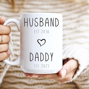 Husband, Daddy - Pregnancy Announcement, Pregnancy Reveal First Time Daddy Gift, Husband to Daddy, Custom New Daddy Gift, New Dad Gift