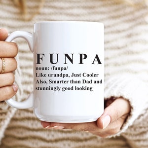 Grandpa Gift for Grandpa Mug fathers day gift Grandpa to Be Gift New Grandpa Mug Funpa Mug Gift from Grandchildren Grandpa to be Mug