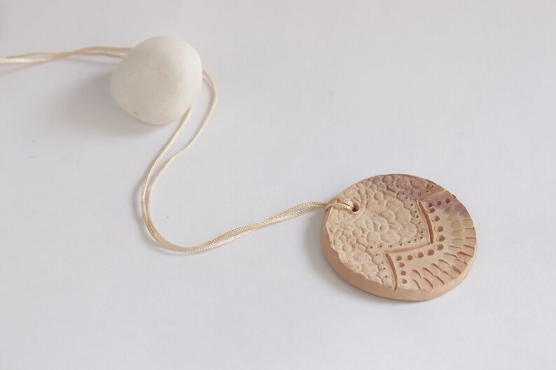 Ceramic JewelryHandmade artisan jewelrynecklace earrings setunique jewelryceramic artbohohippie styleunique set
