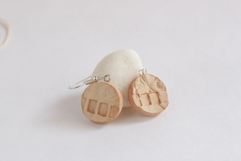 Ceramic JewelryHandmade artisan jewelrynecklace earrings setunique jewelryceramic artbohohippie styleunique set