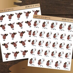 Queenie Needs Coffee |  Planning Stickers