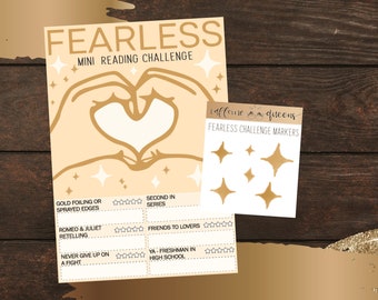 Fearless Mini Book Challenge | Notes Page Sticker