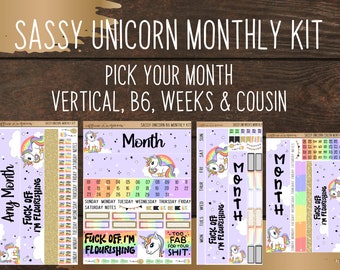 Sassy Unicorn | Pick Your Month Monthly Kit