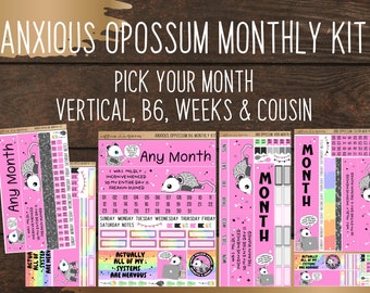 Anxious Opossum | Pick Your Month Monthly Kit