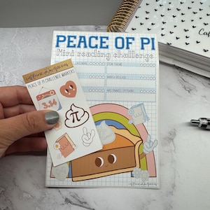 Peace of Pi Mini Book Challenge | Notes Page Sticker