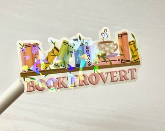 Booktrovert | Waterproof Vinyl Decal Stickers