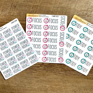 Time Efficiency | Functional Planning Stickers