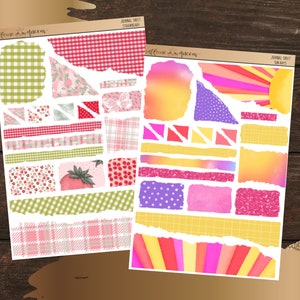Summer Deco | Journal Layering Planning Stickers