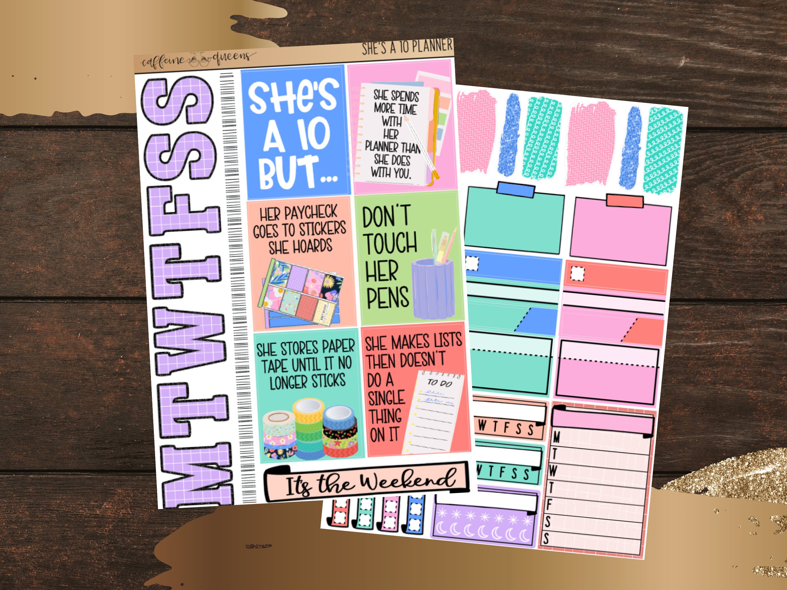 She's a 10 Planner | Mini Kit - Etsy