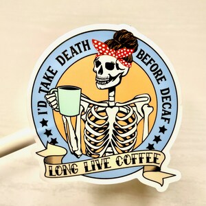 Long Live Coffee | Waterproof Vinyl Decal Stickers