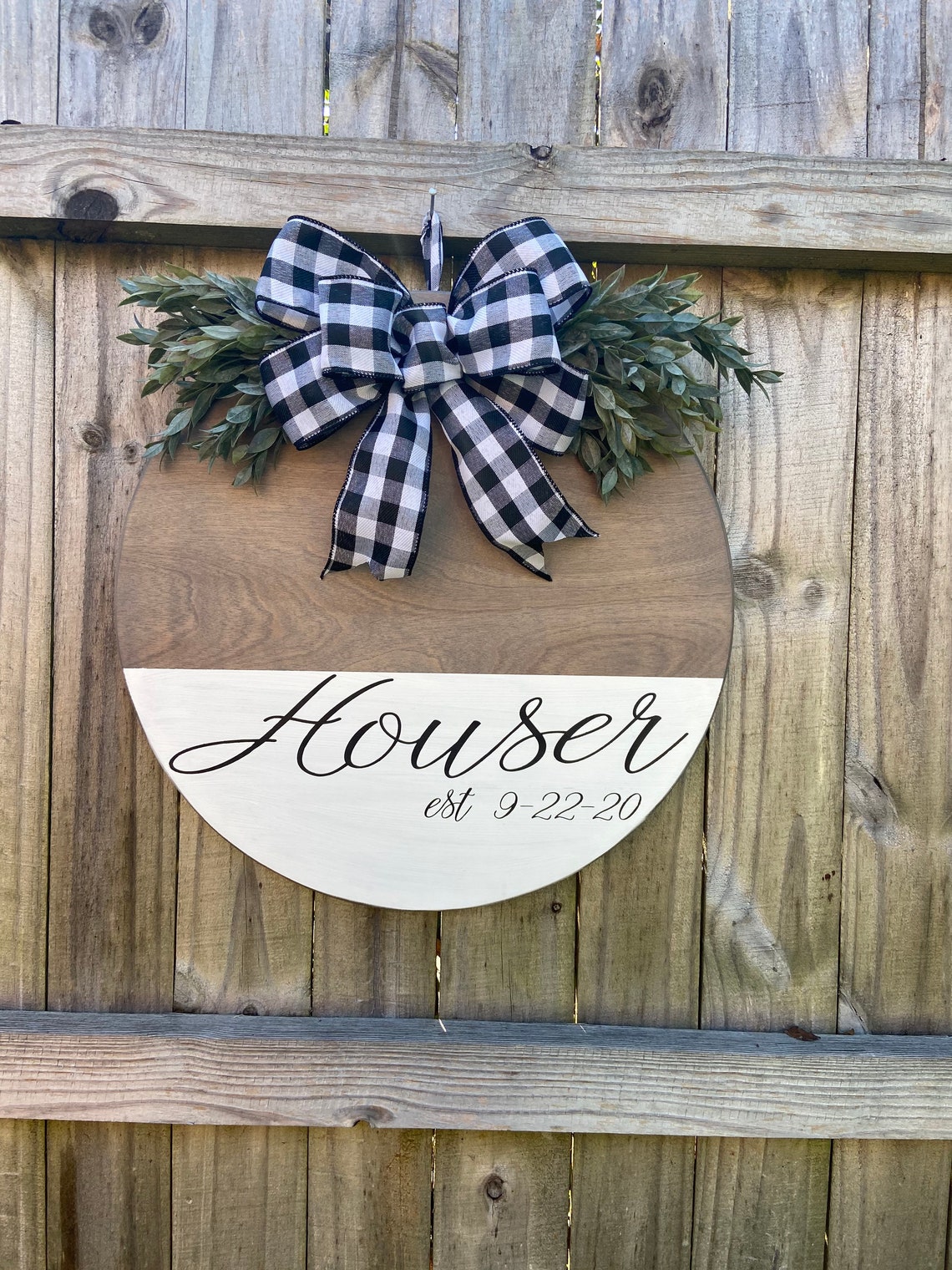 Front Door Decor / custom door hanger Etsy