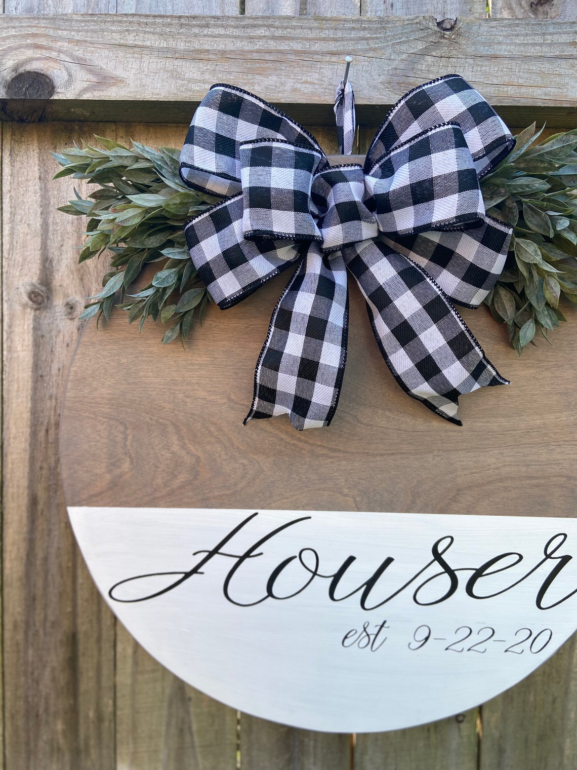 Front Door Decor / custom door hanger Etsy
