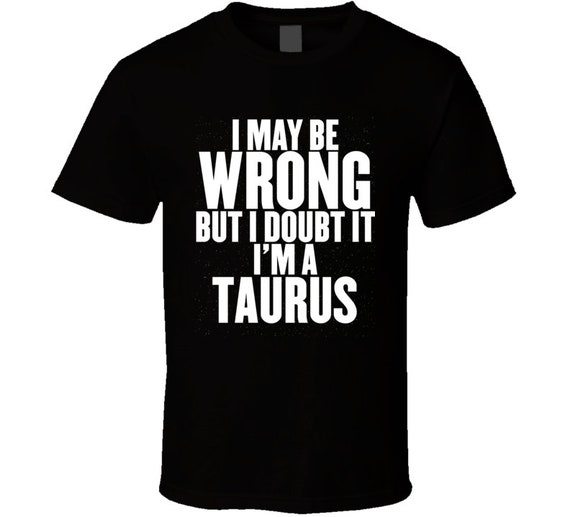 Taurus T Shirt - Etsy Canada