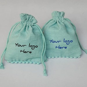 100 Cotton Drawstring Pouch, Eco-friendly pouch, Reusable cotton pouch, jewelry bags, coin bags, wedding favor bags, cosmetic bags, logo bag