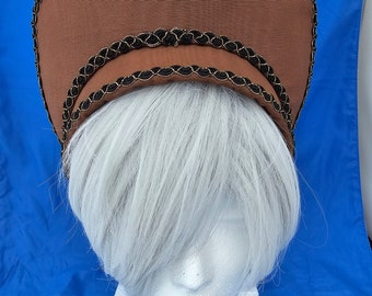 Brown Square French Hood