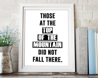 Motivational Printable Poster | Wall Art | Digital Download