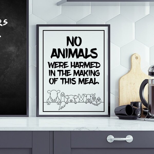 Vegan Poster - Etsy