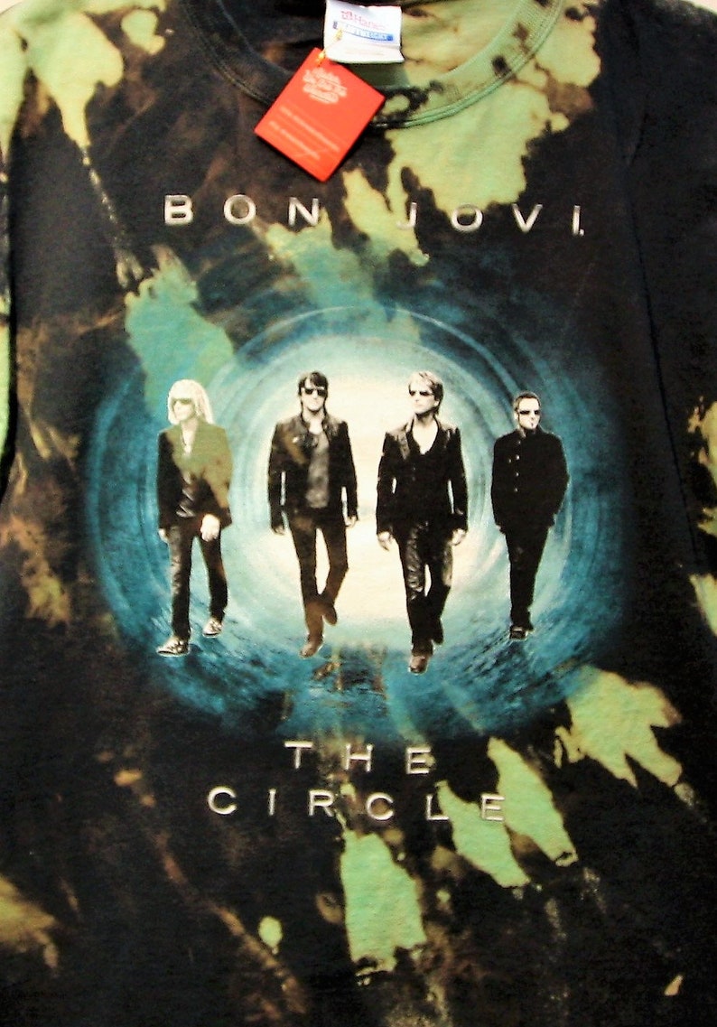 bon jovi tie dye shirt