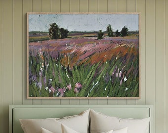 "Blooms unfolding" fine art print on canvas