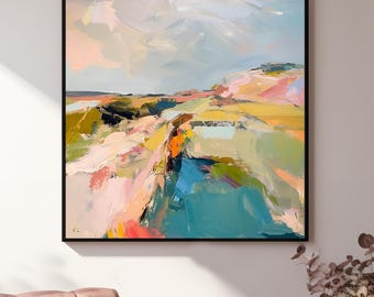 "Blooming Dunes" fine art print on canvas