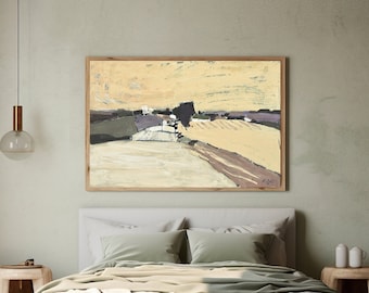 "In the Fields" fine art print on canvas