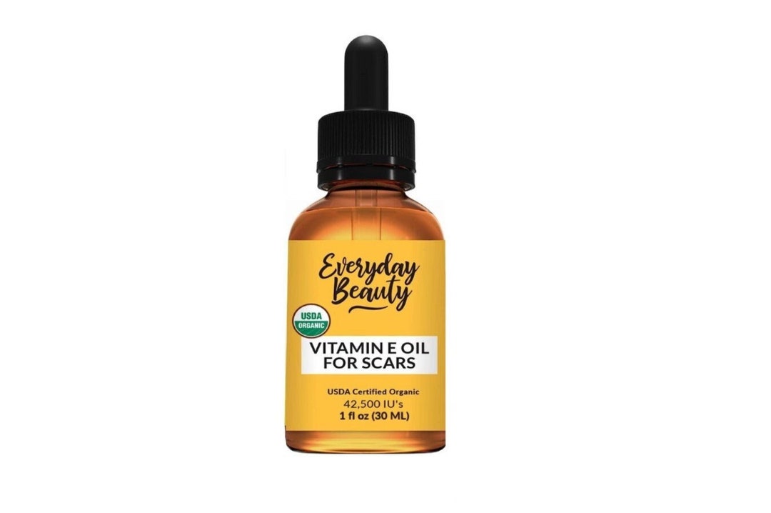 Organic Vitamin E Oil for Scars USDA Certified 100 All Natural Plant