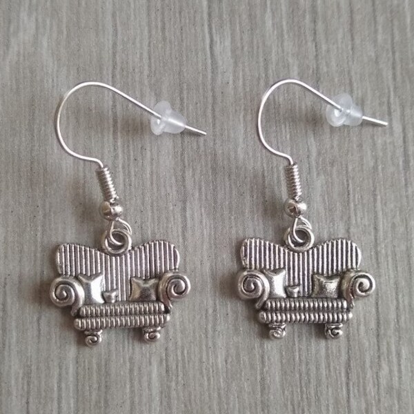 Sofa Couch Earrings Etsy
