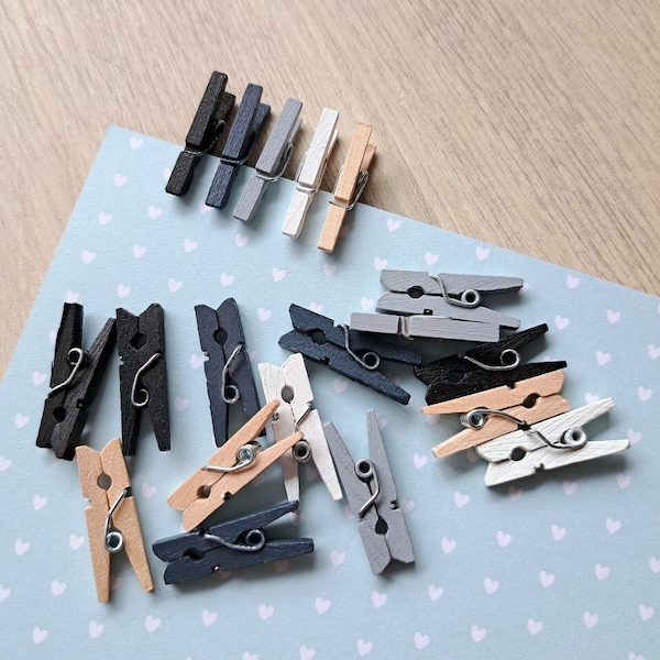 Decorative Clothespins Etsy