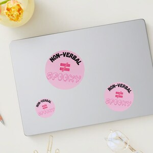 Non-Verbal Trick-or-Treat Sticker | Printable Halloween Sticker for Kids | Inclusion-Friendly | Instant Download