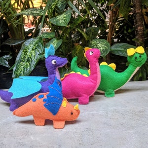 Felt Dinosaurs PDF Sewing Pattern Package | Jurassic Bundle