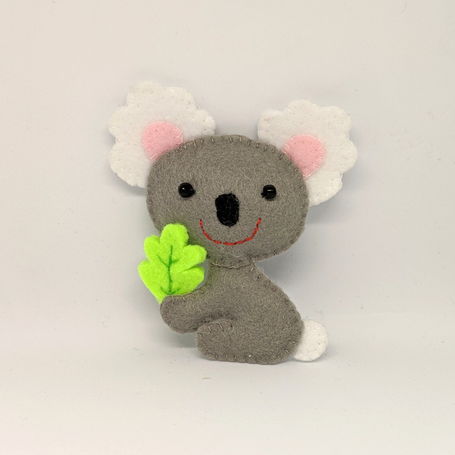 Koala Felt PDF Pattern, Felt Animal Sewing Pattern, Handsewn Crafts