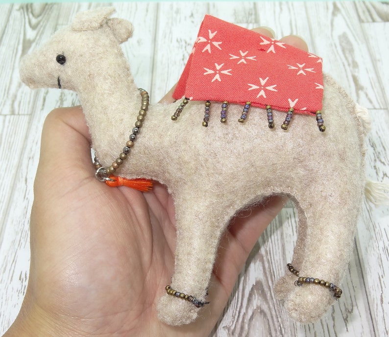 Camel Felt Pattern PDF, Desert Felt Animal Pattern, Hand Sewn Creations ...