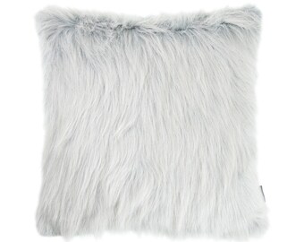 Furry White Pillow Etsy