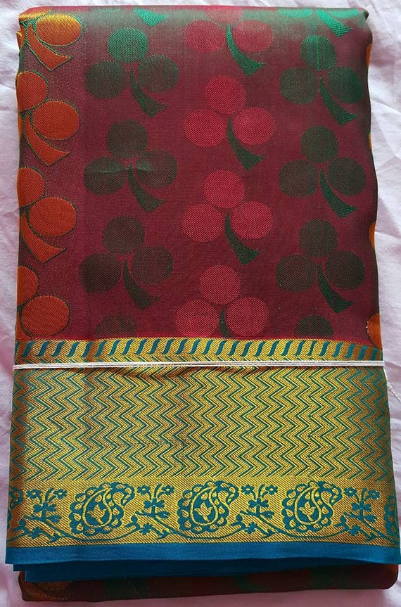 party wear pure silk saree