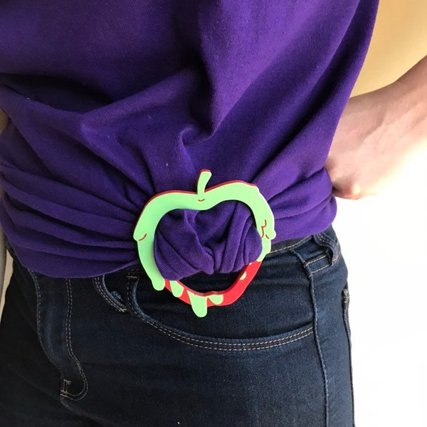 Poison Apple Scarf Slide, Shirt Ring, T-shirt Slide