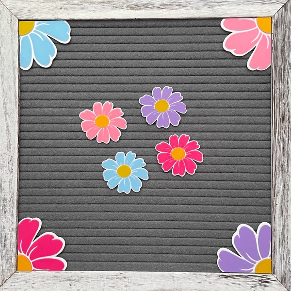 Flower Letter Board Accessories, Spring Letter Board