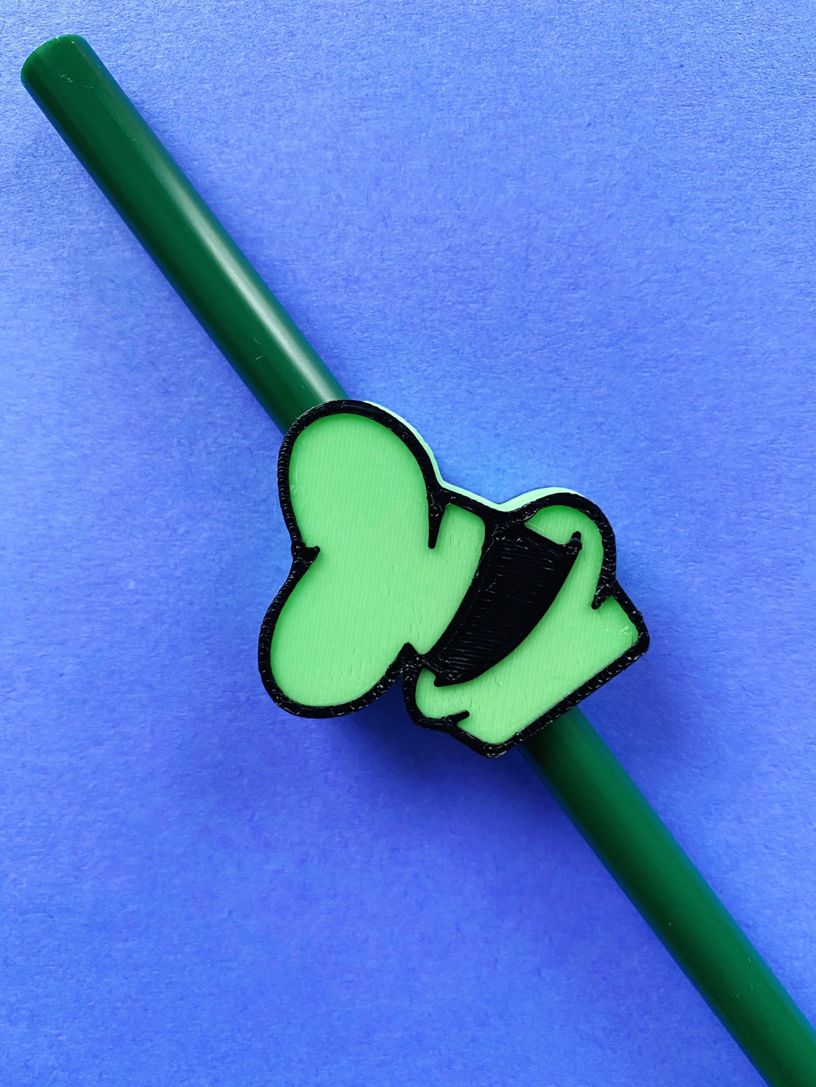 Goofy Hat Strawkick Straw Sliders Straw Decorations Fish Etsy