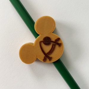 Hawaiian Resort Mouse Straw-kick, Straw Sliders, Straw Decorations, Fish Extender Gift, Grab Bag Gift, Straw Toppers