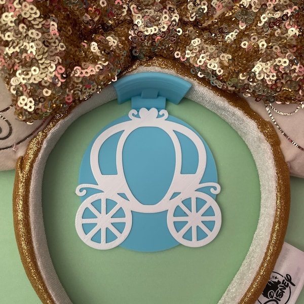 Princess Carriage Hook, Minnie Ears Display, Minnie Headband Wall Hook