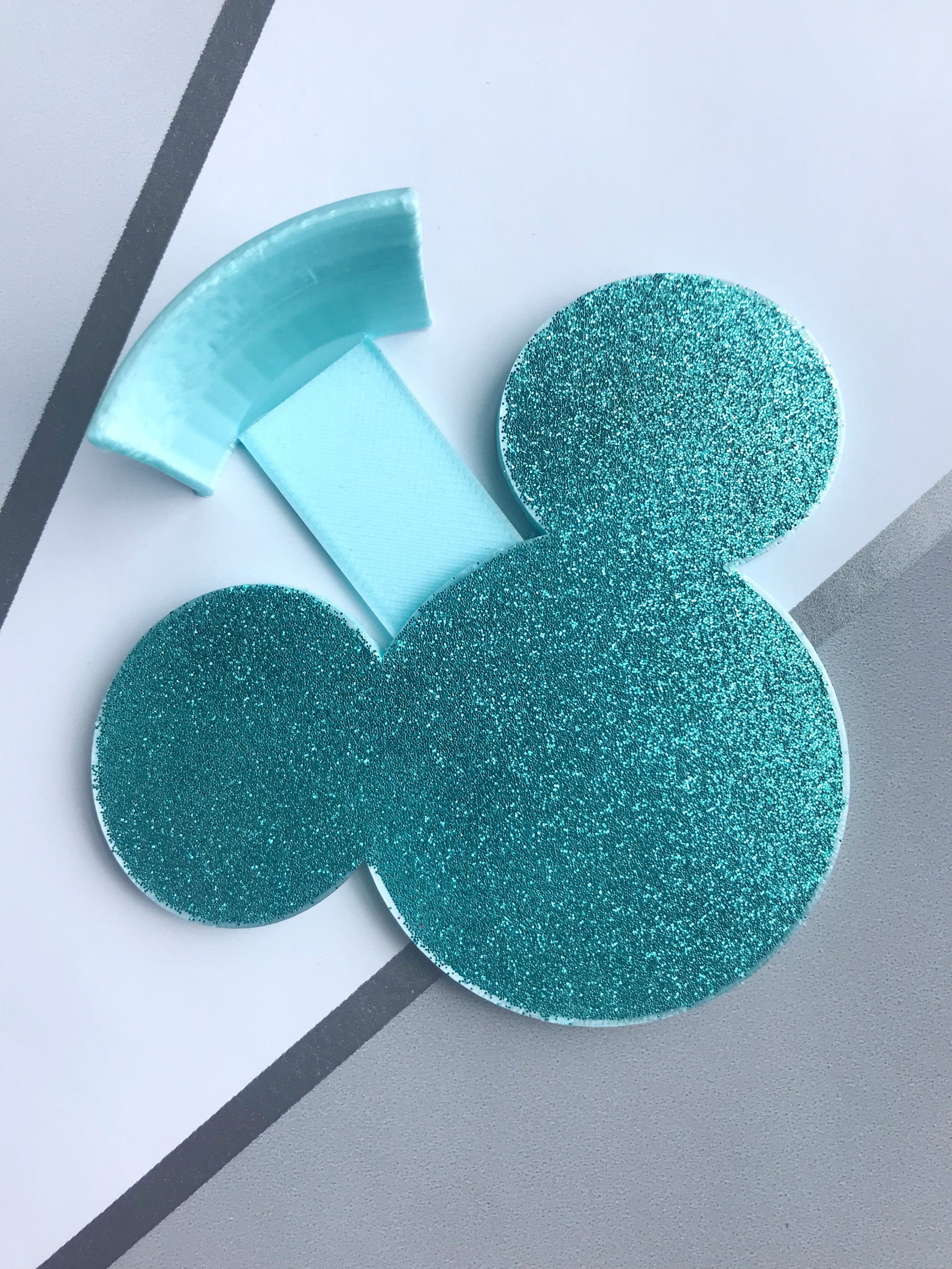 Glitter Mouse Head Hooks Mouse Ears Display Etsy