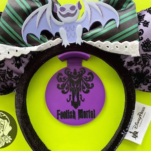 Haunted Wallpaper Ear Display Wall Hook, Mouse Ear Display