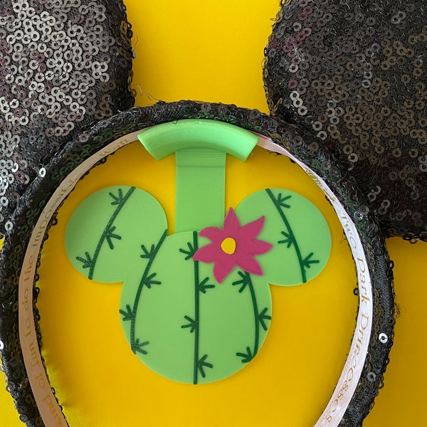 Cactus Wall Hook, Mouse Ears Display